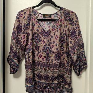 Renee C Matti Billow Sleeve Top